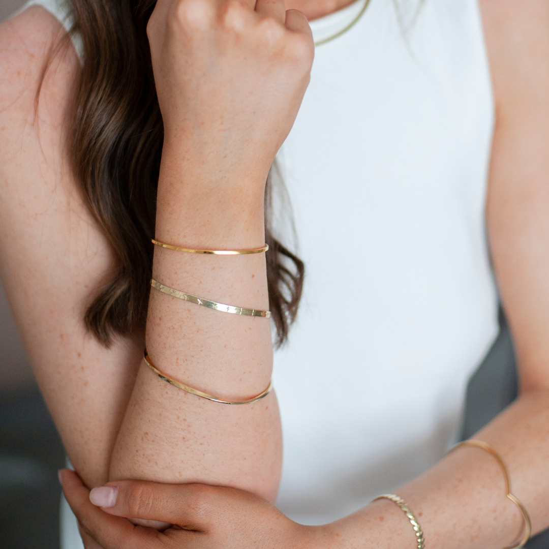 Astra Gold Band Bracelet