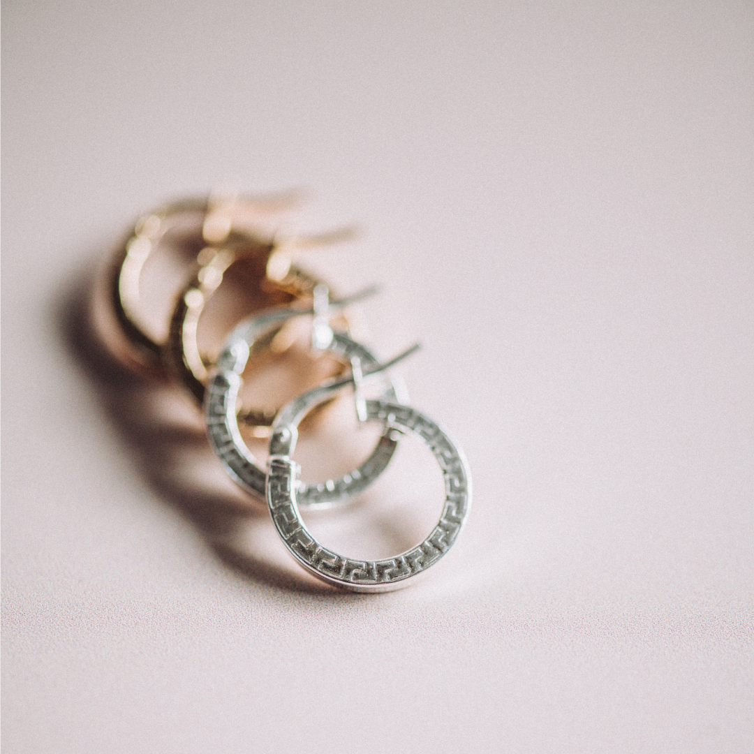 Olympia Gold Huggie Earrings
