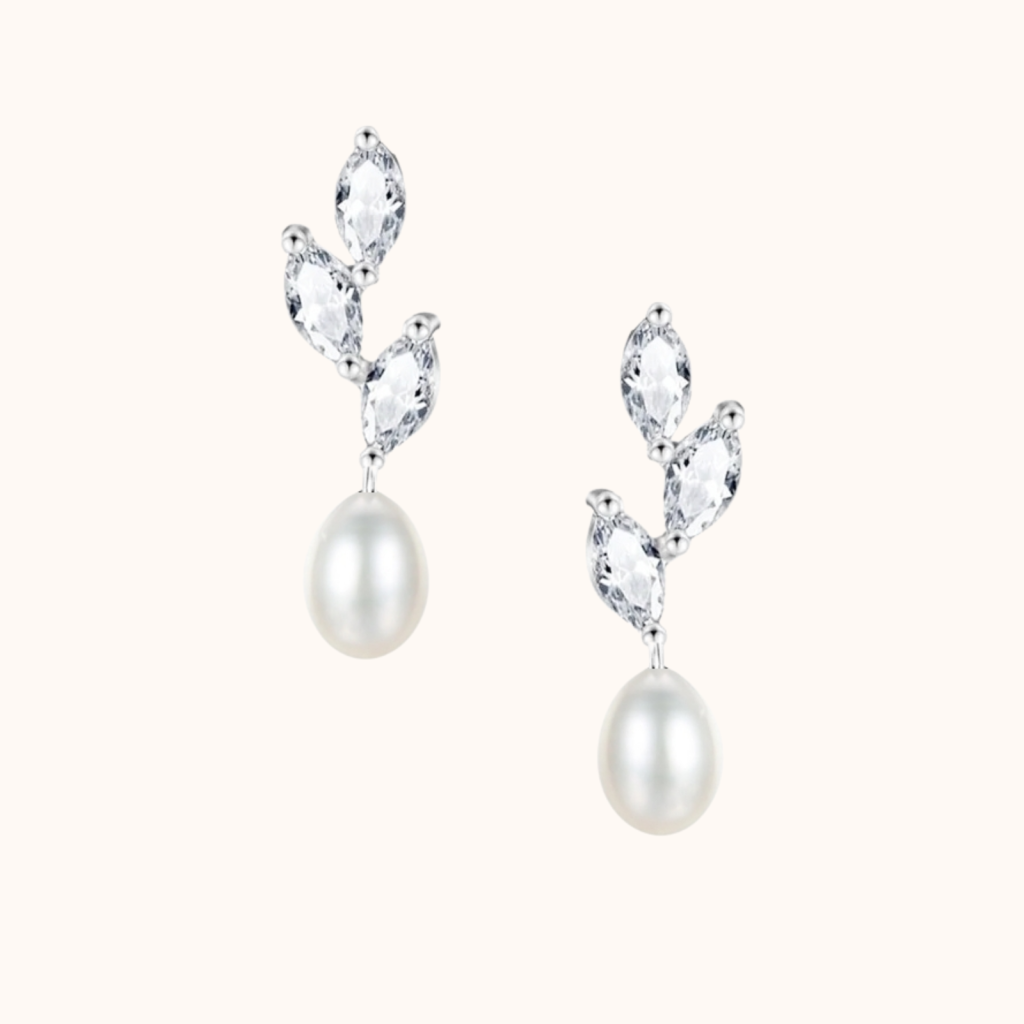 Layla Drop Earrings with Pearl