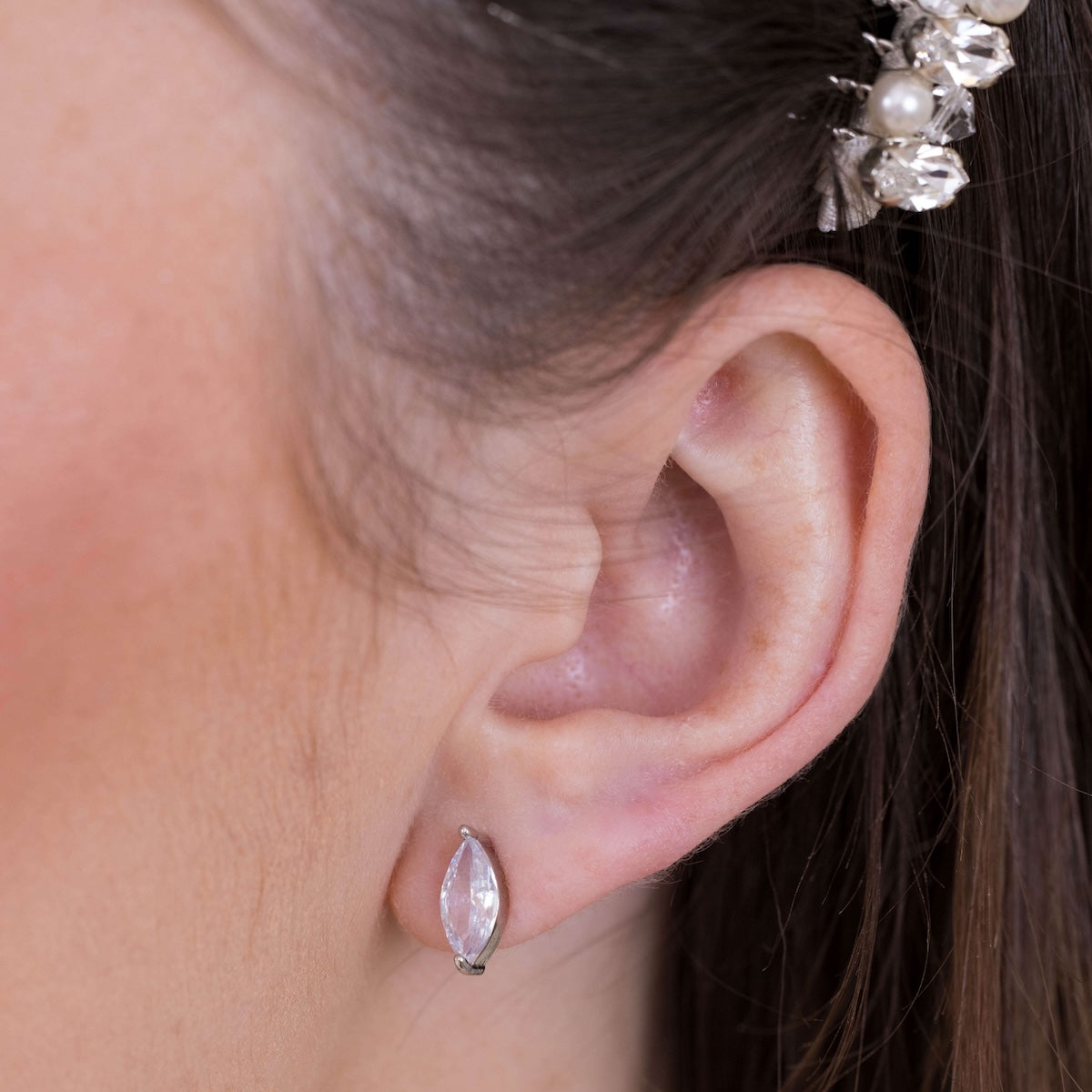 Ava swarovski crystal stud earrings