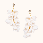 petra floral drop bridal earrings