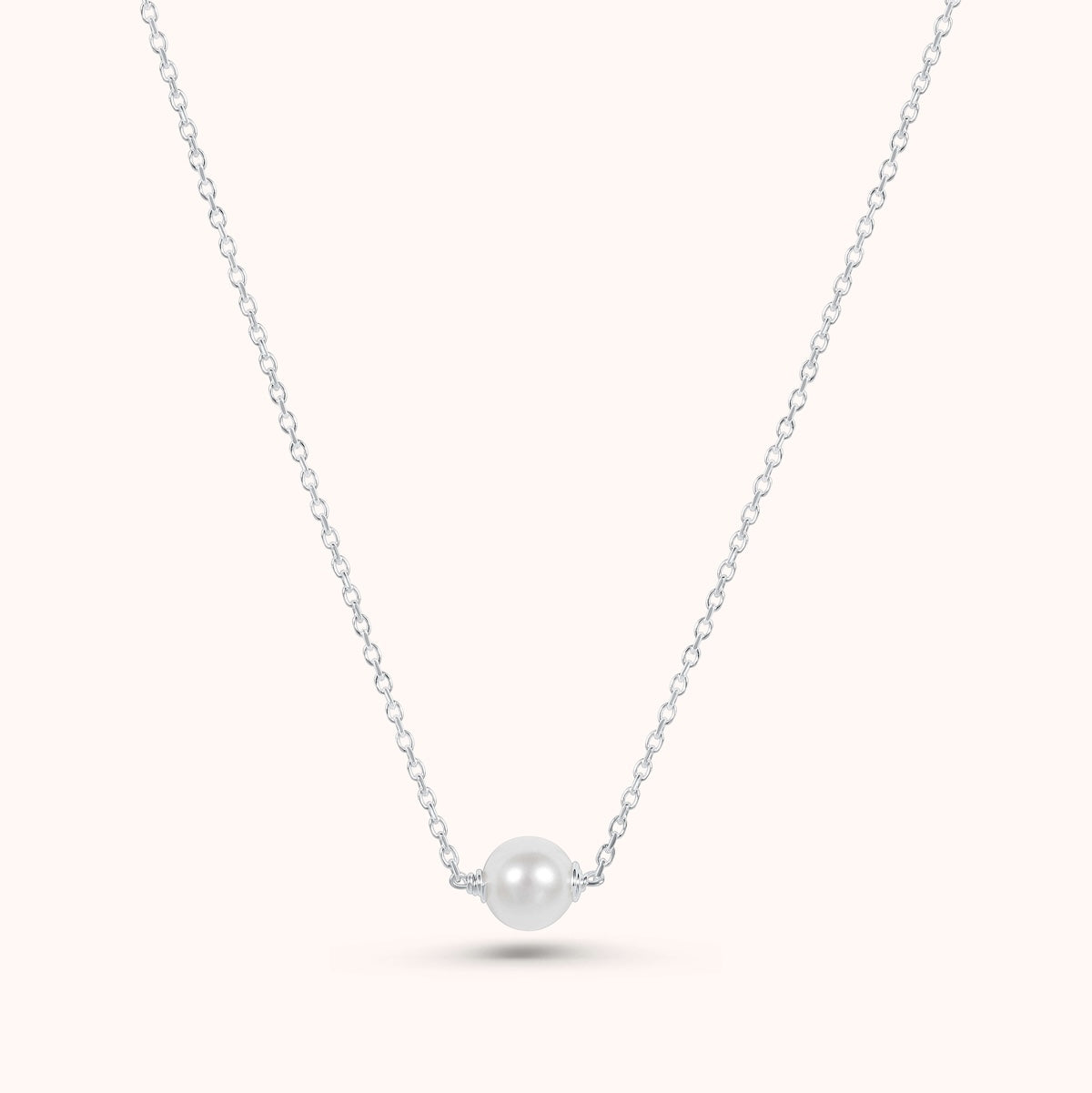 zara pearl bridal necklace