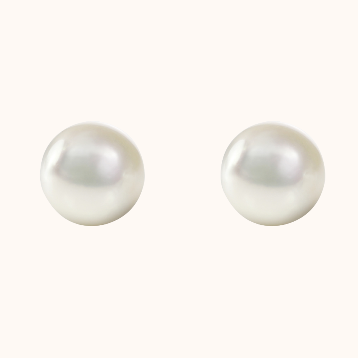 annalise pearl stud bridal earrings