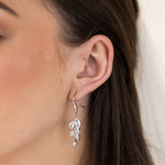 Layla marquise swarovski bridal drop earrings