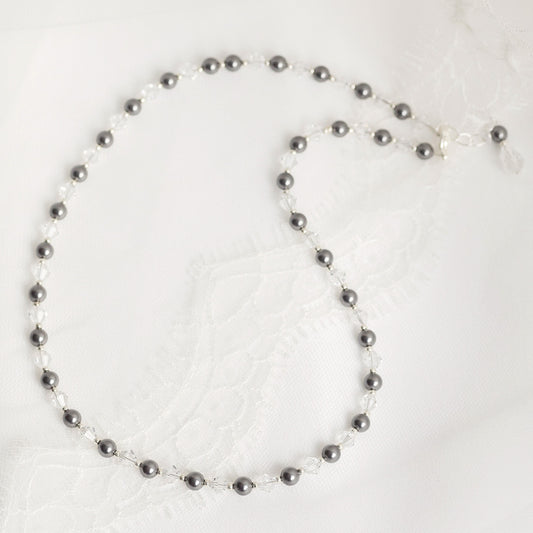 Chloe Pewter Necklace