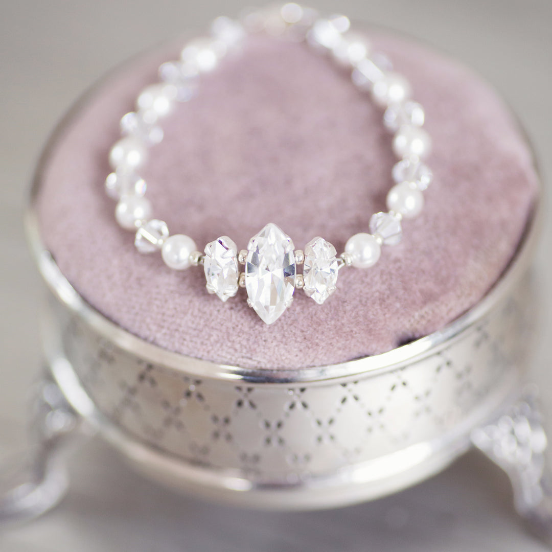 Ella Ivory Bracelet for Flower Girls