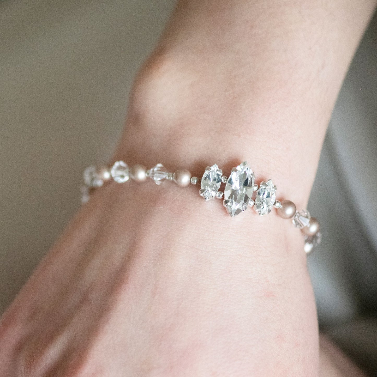 Ella Powdered Almond Bracelet