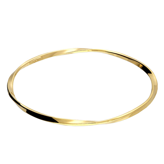 Anna Gold Twisted Bangle