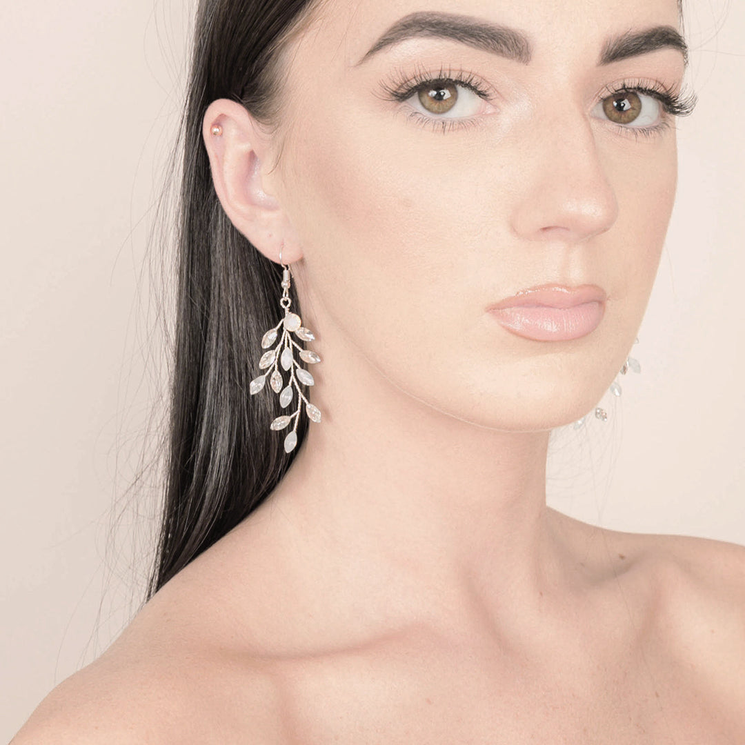 Genevieve Opal Vine Earrings