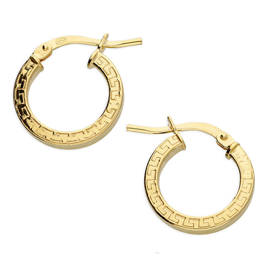 Olympia Gold Huggie Earrings