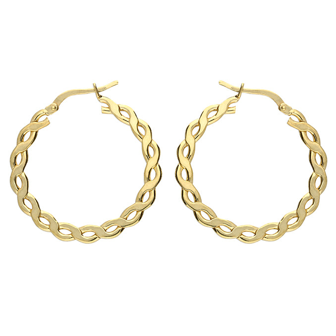Valeria Gold Hooped Earrings