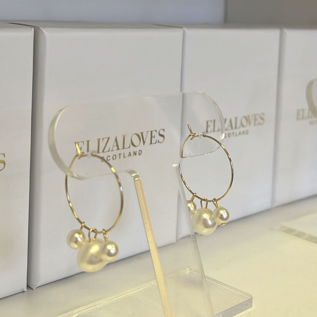 Lucianna Pearl Hoops