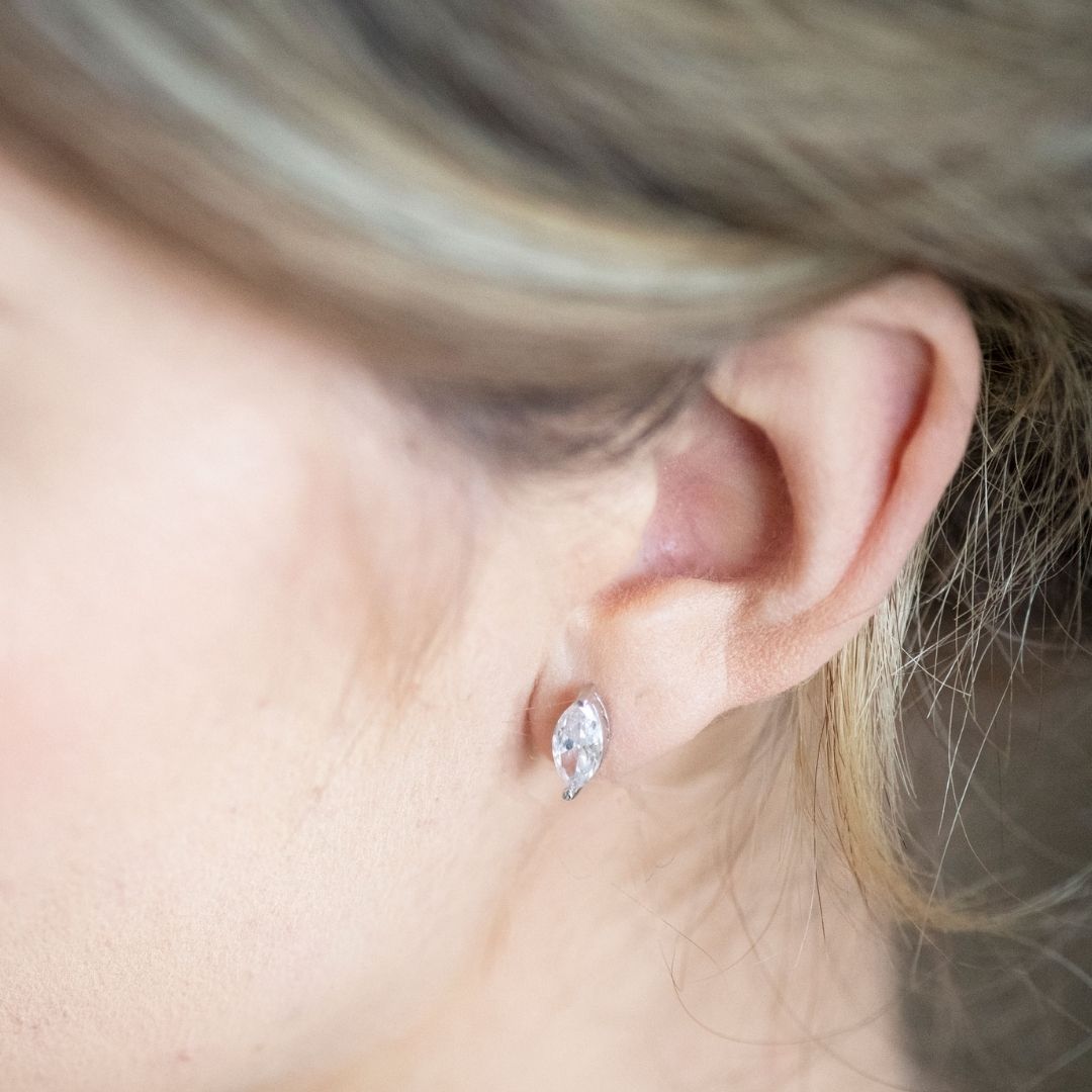 Ava Crystal Stud Earrings