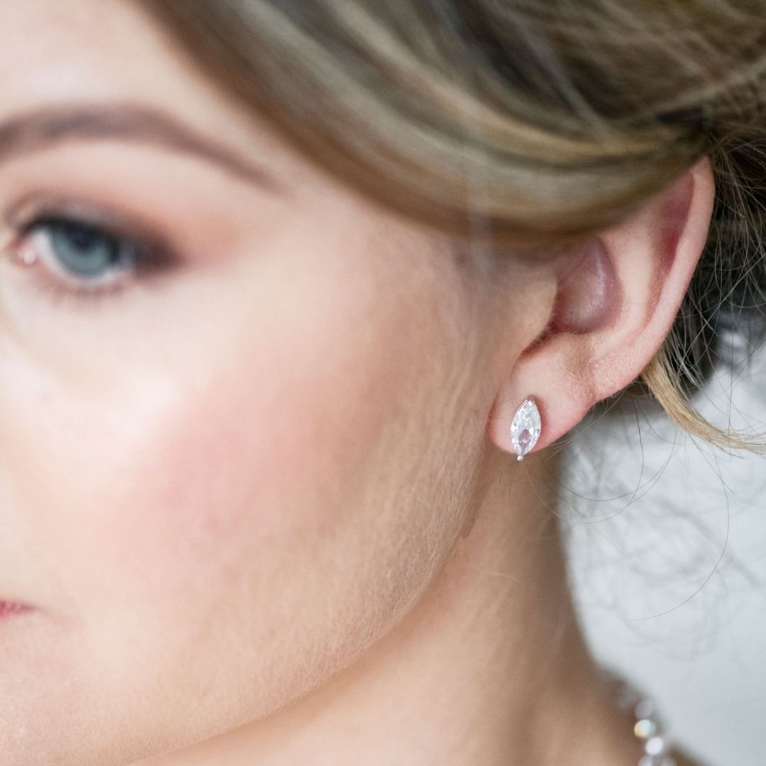 Ava Crystal Stud Earrings