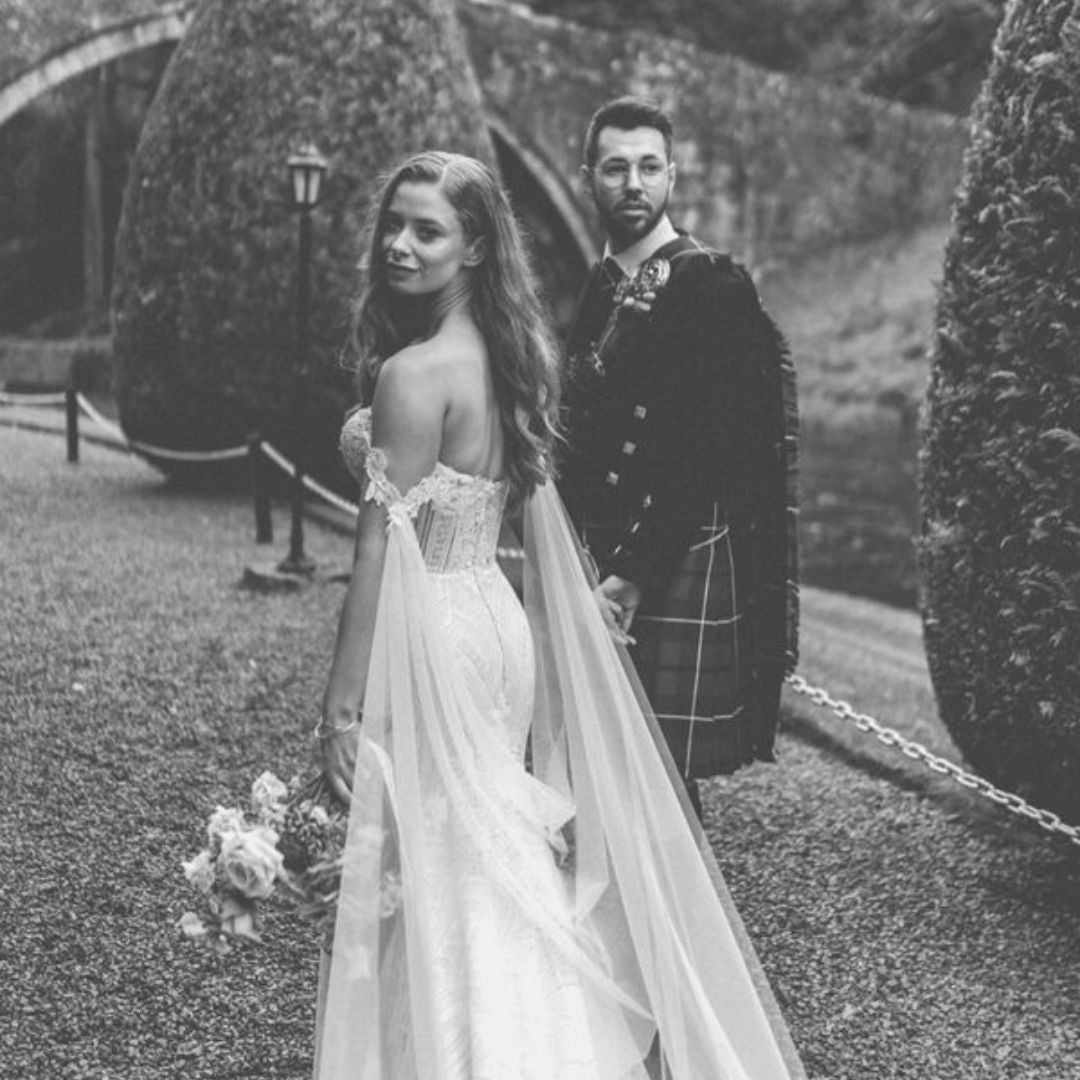 Darcey Drape Veil